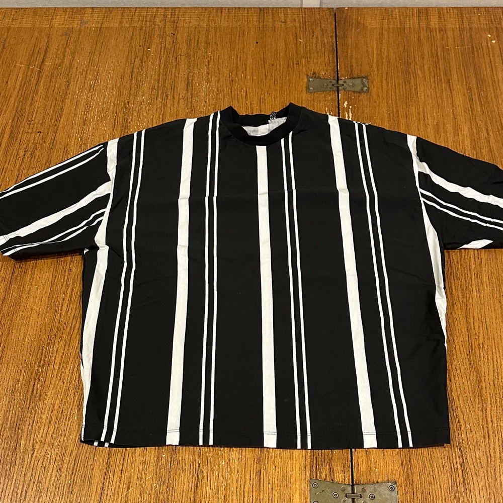 ASOS Men’s Cotton Black/White Short Sleeve